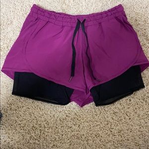 LULU-LEMON double shorts